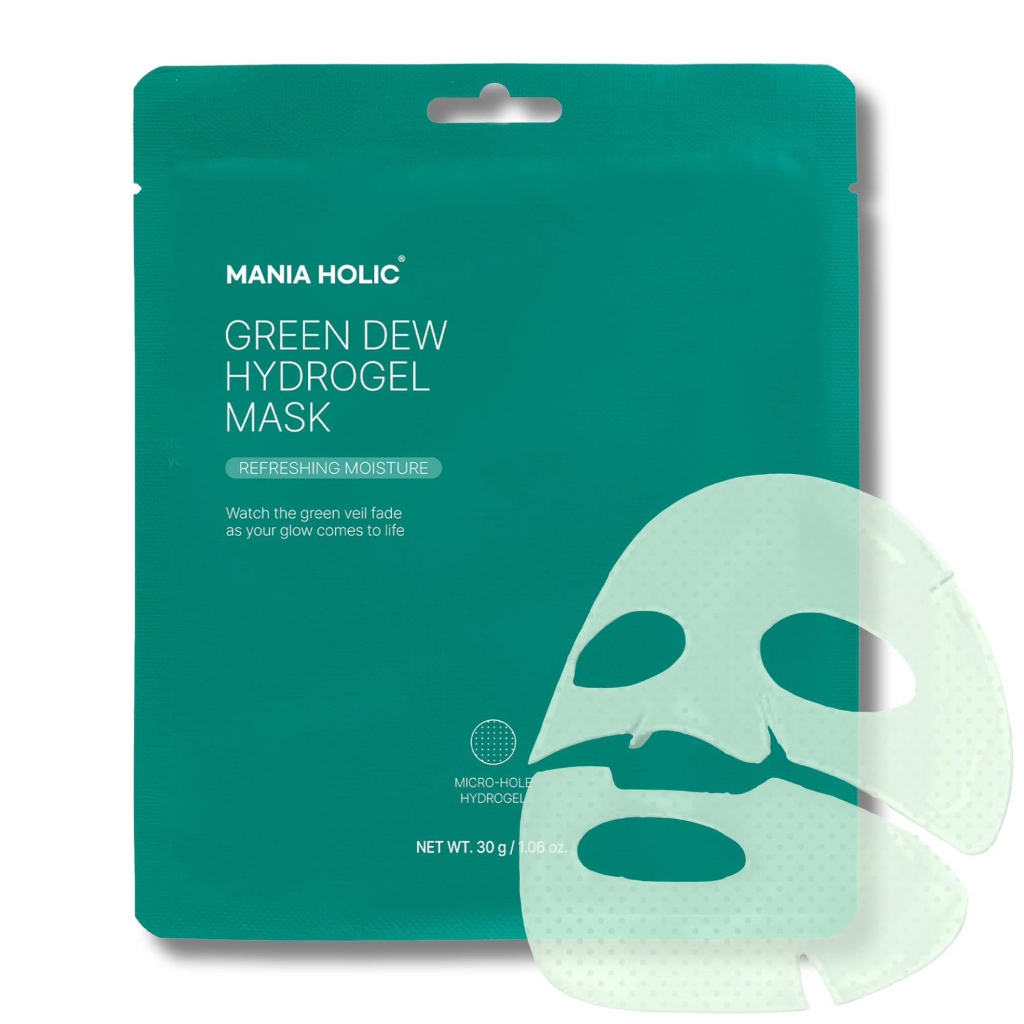 Amazon.com : Green Dew Hydrogel Mask | Vegan Face Mask with Neem